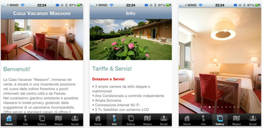 App iphone Casa vacanze